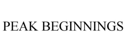peak beginnings