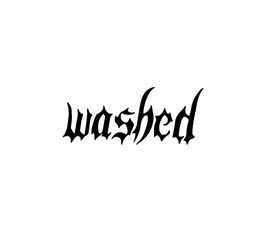 washed