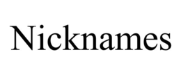 nicknames