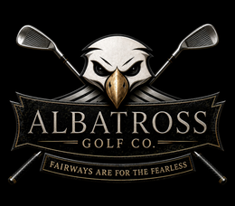 albatross golf co. fairways are for the fearless. i am creating a golf apparel business for clothing, hats, gloves, golf bags, towels, and more. the intention is to have an aggressive designed albatross bird that links to golf regarding the scoring of an 