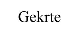 gekrte