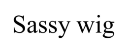 sassy wig