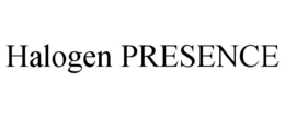 halogen presence