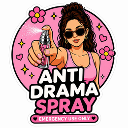 anti drama spray emergency use only