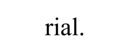 rial.