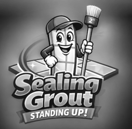 2" sealing grout standing up!