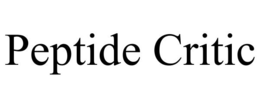 peptide critic
