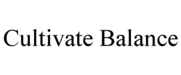 cultivate balance