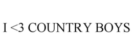 i <3 country boys
