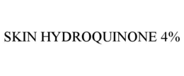 skin hydroquinone 4%
