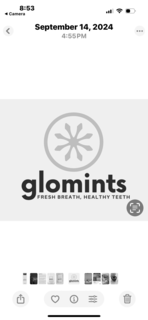 glomints fresh breath, healthy teeth