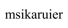msikaruier