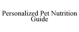 personalized pet nutrition guide