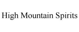 high mountain spirits