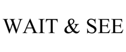 wait & see