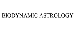 biodynamic astrology