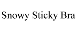 snowy sticky bra