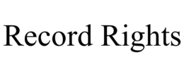 record rights