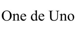 one de uno