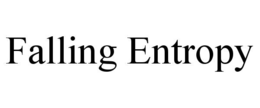 falling entropy