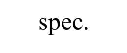 spec.