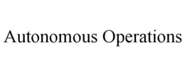 autonomous operations