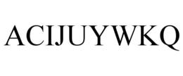 acijuywkq