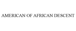 american of african descent