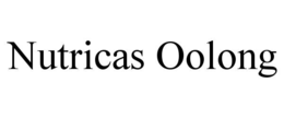 nutricas oolong