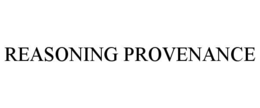 reasoning provenance