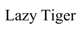 lazy tiger