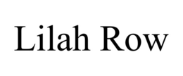 lilah row