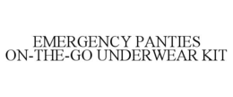 emergency panties on-the-go underwear kit