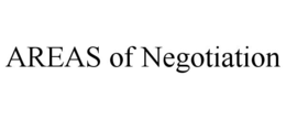 areas of negotiation