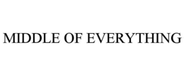 middle of everything
