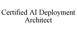 certified ai deployment architect