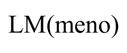 lm(meno)