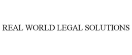real world legal solutions