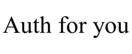 auth for you