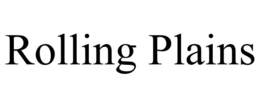 rolling plains