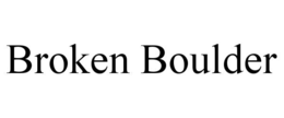 broken boulder