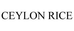ceylon rice