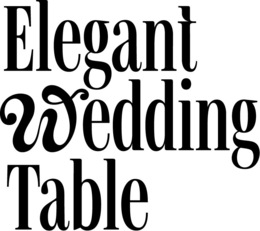 elegant wedding table