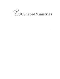 jesushaped ministries