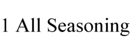 1 all seasoning