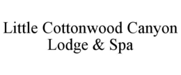little cottonwood canyon lodge & spa