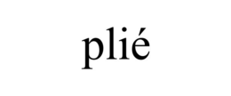 pliÉ