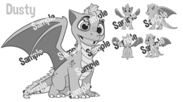 dusty the dragon