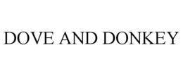 dove and donkey