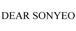 dear sonyeo